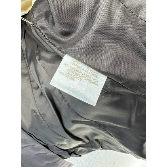 Vintage Escada Margaretha Ley Womens Size 38 Blazer Dark Gray 5 Button - Picture 13 of 13